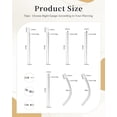 thumbnail image 2 of 7 Pack Piercing Taper Ball Grabber Tool for Changing Jewelry -Flat Back Earrings Applicator Tool,Body Piercing Kit for Ear Nose Lip, 2 of 6