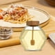thumbnail image 1 of Tarro de Miel, Recipiente para Miel, Dispensador de Miel, Plato de Miel de Colmena Transparente, Accesorios de Cocina con Gotero Y Tapa de Madera Tapa de madera de 200 ml. Soledad tarro de miel, 1 of 9