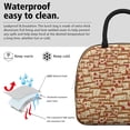thumbnail image 3 of Lunch Bag Lunch Box for Women Reusable Insulated Lunch Bags,Water-Resistant Pizza Slice Bread Cooler Lunch Tote Bag, Large Capacity for Work Travel Picnic, 3 of 6