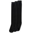 thumbnail image 1 of HUE Womens Flat Knit Knee High Socks 3-Pack Style-21135, 1 of 3