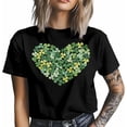 thumbnail image 3 of Camisetas informales de manga corta con trébol del Día de San Patricio para hombre, camisetas gráficas, 3 of 8