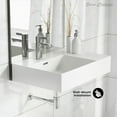 thumbnail image 3 of St. Tropez 24 x 18 Ceramic Wall Hung Sink with Left Side Faucet Mount, 3 of 9