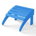 thumbnail image 4 of (2 pack) WestinTrends Malibu Outdoor Adirondack Style Ottoman, Pacific Blue, 4 of 15