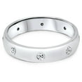 thumbnail image 4 of Pompeii 14K White Gold 3mm 1/4ct Diamond Bezel Eternity Wedding Ring (G/H,SI), 4 of 4