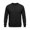 07#Black, variant on Unisex Crew Neck Pullover Sweatshirt Solid Color Loose Fit Long Sleeve Casual Couple Matching Sports Top Everyday Basic Long Sleeve Shirts
