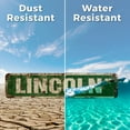 thumbnail image 5 of LINCOLN Vintage Style Rustic Street Sign – Childrens Name Room Sign Retro Decorative Wall Sign for Home, Bar, Garage, or Outdoor Use | 6" X 24" Aluminum Metal Road Sign, 5 of 6