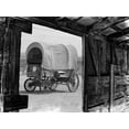 thumbnail image 2 of Lewis, Sheldon 18x15 White Modern Wood Framed Museum Art Print Titled - Carriage In The View, 2 of 4
