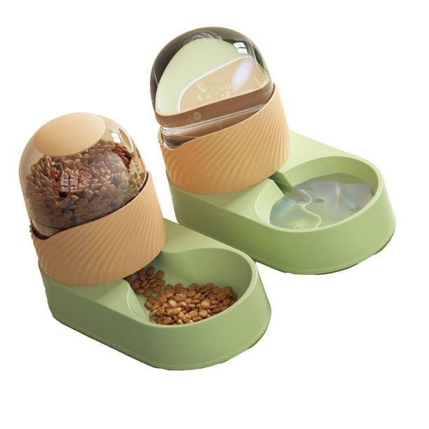 Dispensador automático de agua y comida para mascotas, dispensador de agua y comida para mascotas, juego de alimentador de agua para gatos, bebedero para mascotas, tecnología de vanguardia