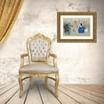 thumbnail image 3 of Sekka, Kamisaka 14x11 Gold Ornate Wood Framed with Double Matting Museum Art Print Titled - Garden from Momoyogusa, 3 of 4