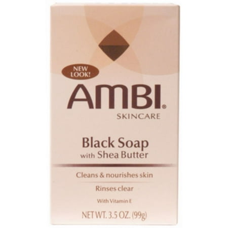 Ambi Black Soap with Shea Butter 3.50 oz (Pack of