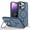Navy Blue, variant on Magnetic Case For iPhone 12 Pro Max With Stand,Compatible For Magsafe ,Build In Metal Camera Kickstand,Military Protection,Matte Skin Phone Cover For iPhone 12 Pro Max 6.7"(Navy Blue)