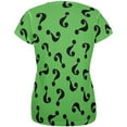 thumbnail image 2 of halloween riddle me this costume all over womens t-shirt, 2 of 2