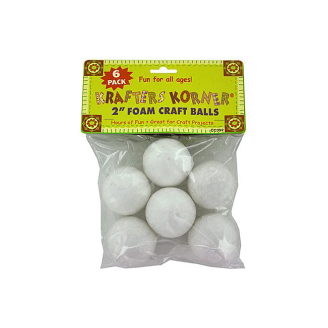 Polystyrene Balls in 2 HOLLOW HALVES = 2 balls x 150mm 