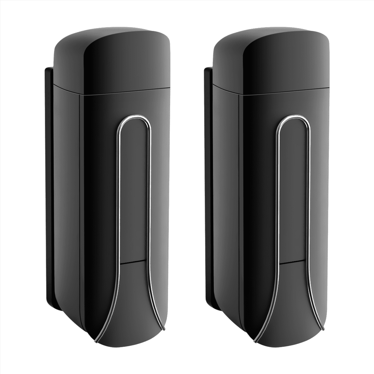 4Pcs Wall Mounted Bathroom Plastic Liquid Soap Dispenser 350Ml Shower Gel Detergent Shampoo Bottle for Kitchen Hotel
