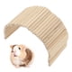 thumbnail image 1 of Puente para Escondite de Mascotas Roedores de Madera Masticar Túnel de Escalada Animal Pequeño Puente Flexible Rampa Escondite para Conejillos de Indias Hurones Erizos ANGGREK Otros, 1 of 8