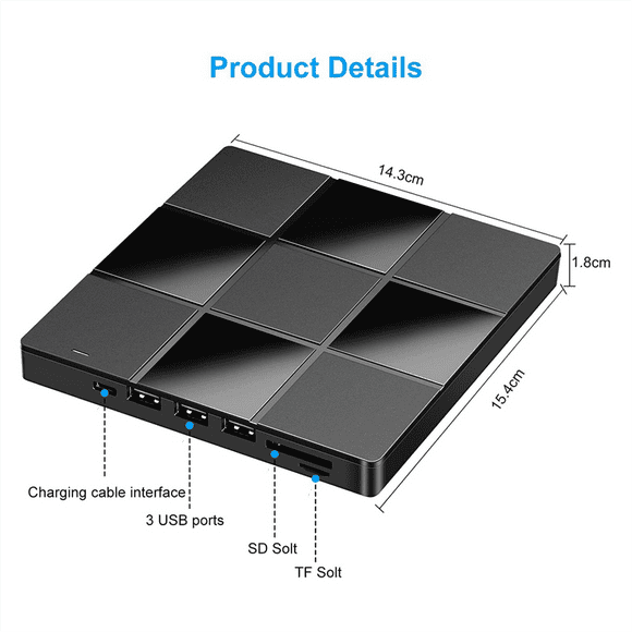 External Multi-Function Optical Drive USB Computer DVD Player Notebook External Recorder Ultra-Thin