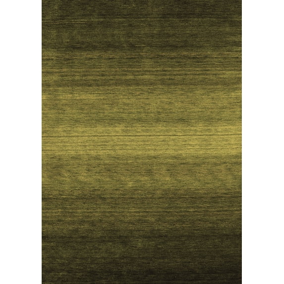 Ahgly Company Indoor Rectangle Abstract Brown Contemporary Area Rugs, 2' x 3'