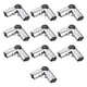 thumbnail image 3 of Conector de tubo de acero inoxidable de 10 piezas de 25 mm de diámetro para conexión de tubo redondo Tres conectores, 3 of 8