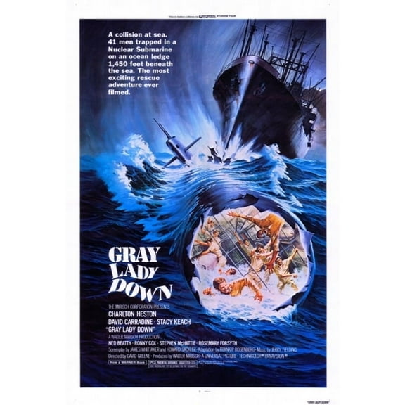 Gray Lady Down Movie Poster Print (27 x 40)