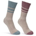 thumbnail image 1 of Trespass Womens Walking Socks Anti Blister Tacter Inner Lining 2 Pack Hadley, 1 of 9