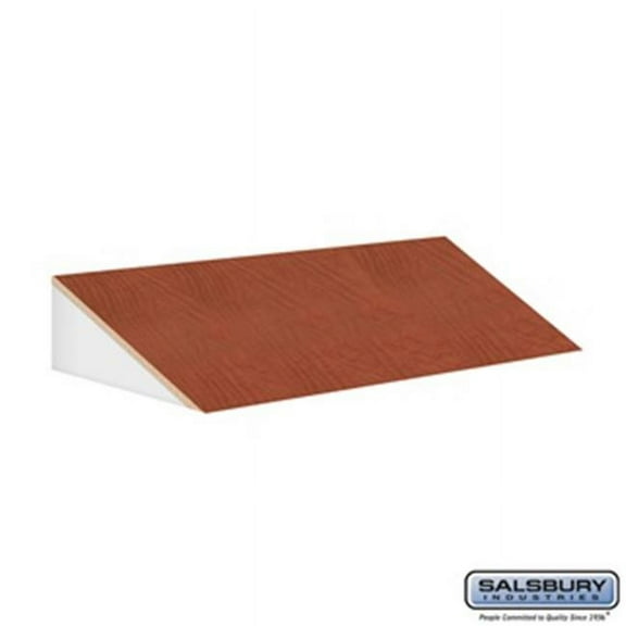 SalsburyIndustries 33359CHE Sloping Hood For 15 in. Deep Designer Locker - 3 Wide, Cherry