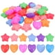 thumbnail image 1 of 80 bolas de colores del océano, con forma de estrella y corazón, para piscina, juego de fiesta., 1 of 8