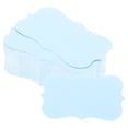 thumbnail image 1 of Uxcell 2" x 3.5" Tarjetas de presentación en blanco de papel, pequeñas tarjetas de índice, tarjetas de mensaje, tarjeta de encaje, azul, paquete de 100, 1 of 6