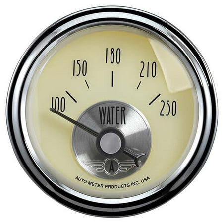Auto Meter Prestige Series Antique Ivory Mechanical Water Temperature Gauge - 2037