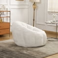 thumbnail image 3 of Jopath Bean Bag Chair for Adults and Kids,Oversized Bean Bag Sofa with Armrests Stuffed High-Density Foam,Lazy Sofa Floor Sofa for Living Room Bedroom,White, 3 of 9