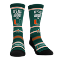 thumbnail image 4 of Unisex Rock Em Socks  Miami Hurricanes Fan Favorite Three-Pack Crew Sock Set, 4 of 4