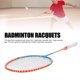 thumbnail image 3 of Juego de Raquetas de Bádminton, Raquetas de Bádminton de Aleación de Hierro de Una Pilaza Con Bolsa de Transporte para Jugadores Principios, 3 of 7
