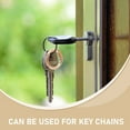 thumbnail image 3 of Mobutofu 15pcs Keyring Rings Nickel Plated Golden Minimal Maintenance Open Jump Ring for Exercise Straps, 3 of 6