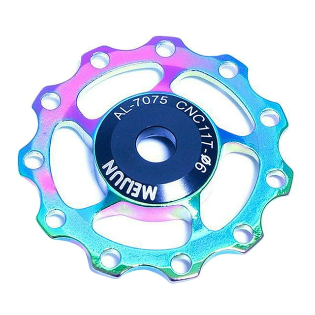 Polea de rodamiento de bicicleta de carretera, desviador trasero de aleación de aluminio 7075, rueda de guía 11T/13T kusrkot desviador trasero de bicicleta