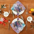 thumbnail image 4 of Satin Native Fab Cotton Dinner Napkin Cute Birds and Flowers Artwork Reusable, 4 of 8