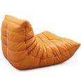 thumbnail image 4 of Bean Bag Chairs Gaming Chair Cozy Fireside Chair Single Sofa Couch for Living Room Bedroom Orange, 4 of 9