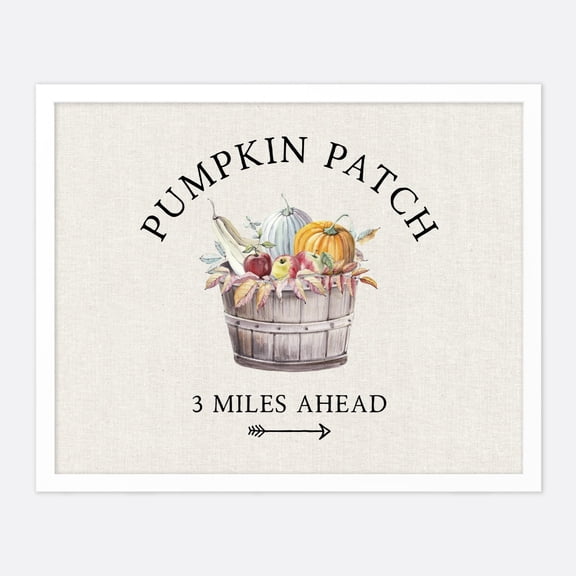 Pumpkin Patch-1 Vintage Wall Art Print Poster Wall Art Home Decor Large Wall Art ,Interior wall decoration, living room, art deco, frameless 20X30 inch