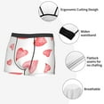 thumbnail image 6 of Disketp Pink Hearts Men'S Boxer Briefs,Soft And Breathable Cotton Underwear With Comfortflex Waistband, 6 of 8