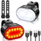 thumbnail image 1 of Juego de luces LED para bicicleta, potente kit de iluminación, resistente al agua IPX5, recargable por USB, delanteras y traseras, para carretera, para hombres, mujeres y niños, 4/6 modos., 1 of 5
