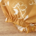 thumbnail image 3 of Gibobby Mameluco para niña Ropa de bebé recién nacido de manga larga +diadema 2 piezas otoño invierno mono trajes(Amarillo, 6-9 Meses), 3 of 5