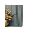 thumbnail image 3 of HomeRoots 626575 24 in. Beige, Gold & Gray Solid Wood & Acrylic Silent Analog Floral Wall Clock, 3 of 4