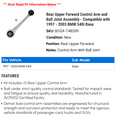 thumbnail image 2 of Rear Upper Forward Control Arm and Ball Joint Assembly - Compatible with 1997 - 2003 BMW 540i Base 1998 1999 2000 2001 2002, 2 of 2