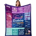 thumbnail image 1 of LHSHID 30th Birthday Gifts for Women Throw Blanket 30th Birthday Gifts for Her 30 Year Old Birthday Gifts for Women 30th Birthday Decorations for Women Gifts for 30th Birthday Woman Blanket 40"x50", 1 of 9