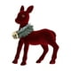 thumbnail image 2 of Seyotauo Artificial Red Flocked Plastic Christmas Reindeer Decoration Standing Reindeer Figurines Xmas Deer Statue Decor for Rustic Winter Holiday Party Home Mantel Tabletop Indoor Supplies, 2 of 6