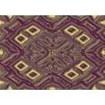 thumbnail image 1 of Ahgly Company Indoor Rectangle Patterned Copper Brown Area Rugs, 4' x 6', 1 of 1