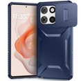 thumbnail image 3 of Rugged Case for Motorola Moto G Stylus 2025 with Slide Camera Cover & Drop Protection Blue, 3 of 5