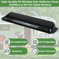 thumbnail image 4 of RV Window Rain Deflector Guard & Sun Visor Shade, RV Window Blade Rain Sunroof Deflector Fits 32-37 inch Wide RV Sliding&Vertical Windows,Deflects Rain and Sun Protection for Camper Van Windows, 4 of 8