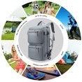 thumbnail image 2 of Bolsa De Ejercicios Oxford Fitness Bag Bolsas de gimnasio portátiles de gran capacidad para hombres y mujeres (gris), 2 of 6