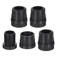 thumbnail image 1 of 4Set Leveling Feet, 1" Dia Adjustable Furniture Leg Leveling Round Tube Insert Screw-in Glide Levelers, Black, 1 of 6