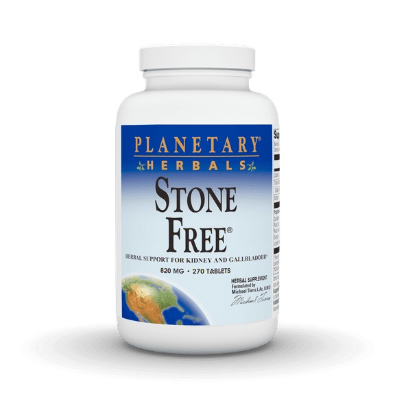 Planetary Herbals Stone Free, Herbal Support for Kidney and Gallbladder*, 820 mg - 270 Tablets