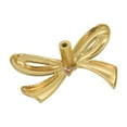 thumbnail image 2 of Bow Shape Kitchen Cabinets Knob Kit Gold Brass Drawer Pulls Decorative Handles, 2 of 6